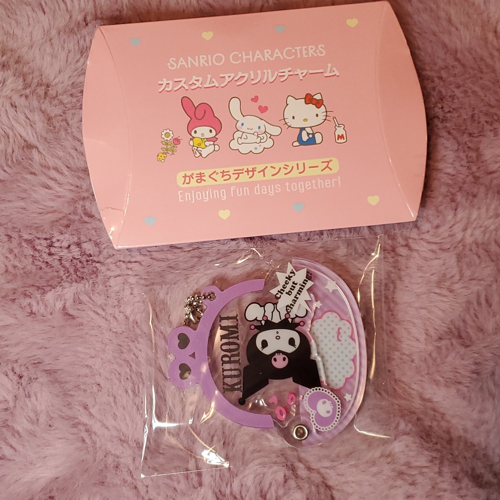 Kuromi coin purse acrylic keychain